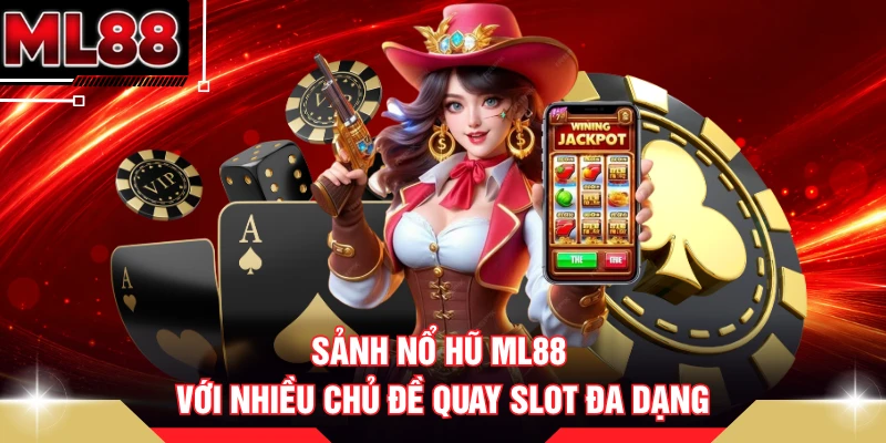 Sảnh nổ hũ ML88 với nhiều chủ đề quay slot đa dạng